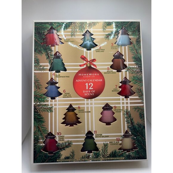 Homeworx Slatkin & Co. 12 Days Of Scent Advent Calendar - Picture 1 of 3